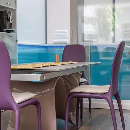 Luxury Martinis With Pool Split